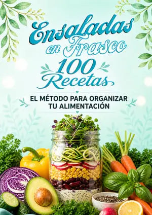 Método de Ensaladas en Frasco: Ebooks + App + 6 Bonos extras